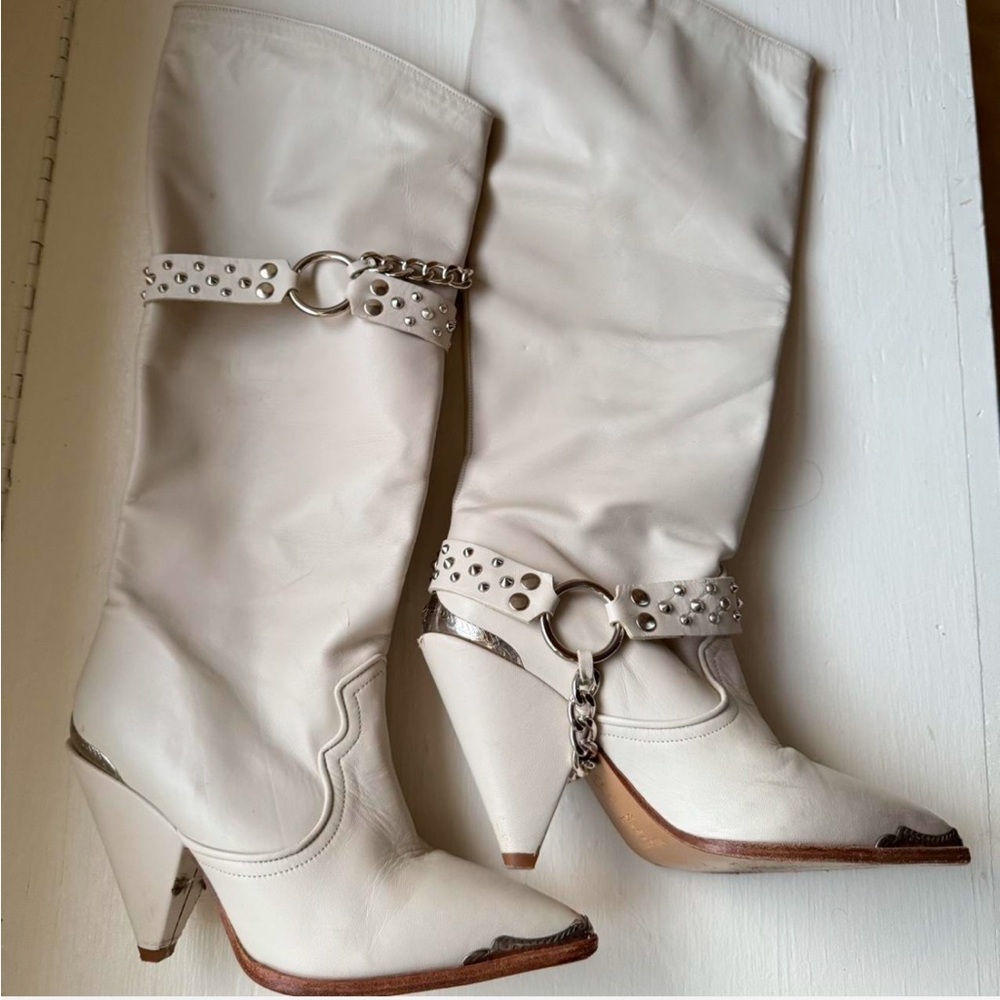 The Kooples pull on embellished heeled cowboys boots